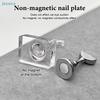 Non-Magnetic Nail Art Gem Holders - Clear Acrylic Stands for Cat Eye Rhinestones & Nail Decor