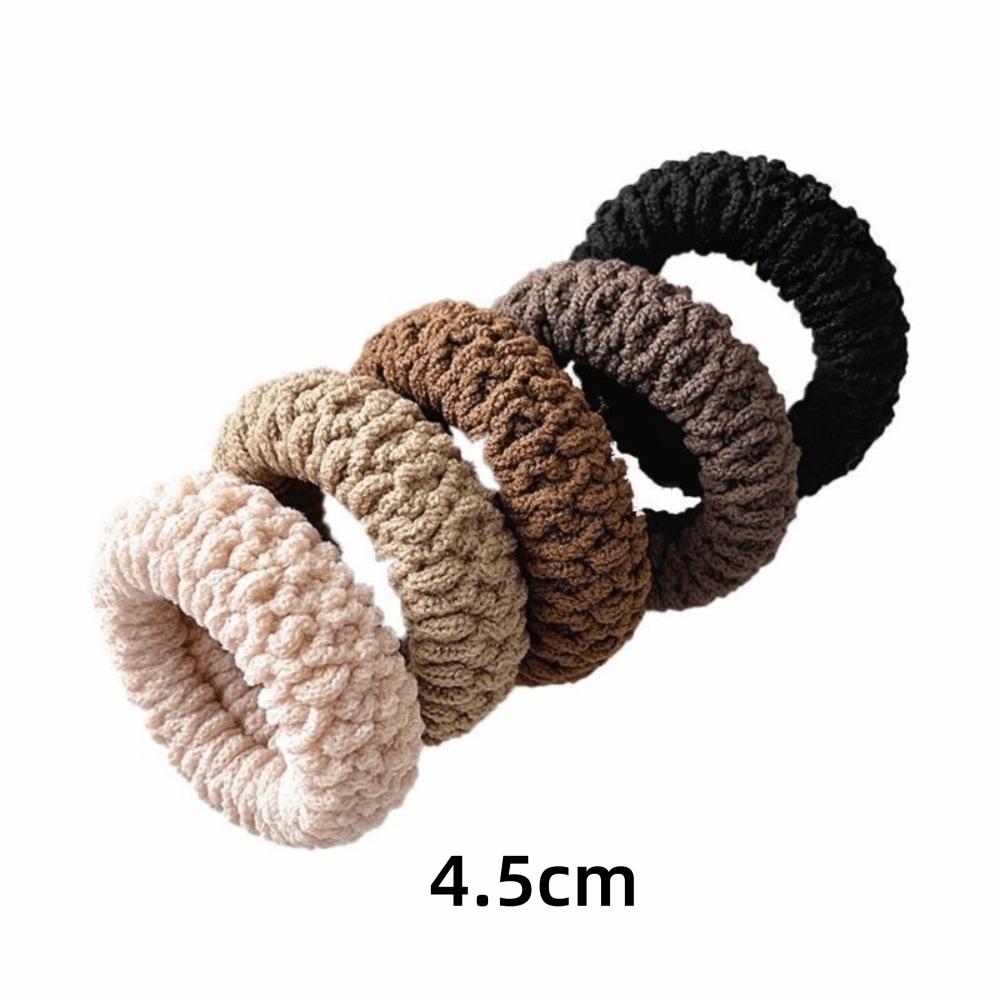 Versatile Colorful Color Hair Ties Durable Hair Accessory For Girl High Ponytail Holder Scrunchies