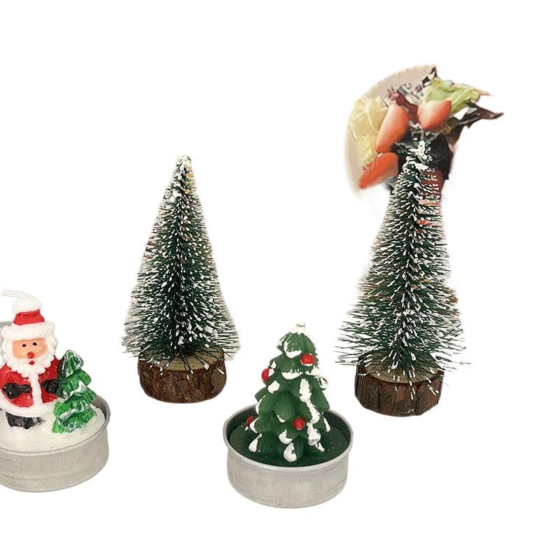 Cedar Style Mini Christmas Tree Ornament - Creative, Cute Holiday Desktop Decoration and Gift