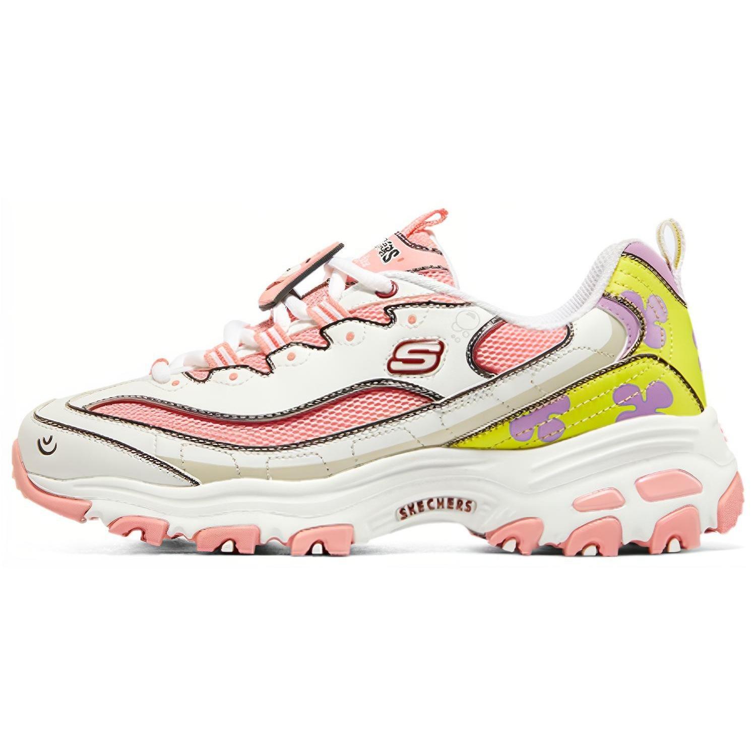 (WMNS) Skechers D lites 1.0 Sneakers White Pink Women s 896099-WPK EU 35