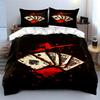 Playing cards with splashes. Bedding sets Duvet cover sets Duvet covers Pillowcases(1* Duvet Cover 2* Pillowcases without duvet insert)
