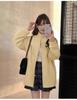 Women's Lambswool Thick Coat: Fleece Windbreaker for Spring to Winter, 2025 Collection.