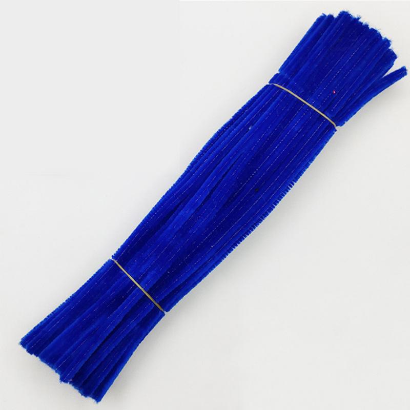 100pc Macaron Colored Torsion Bar, DIY Material Package With Simulated Plush Folding Strips, Handmade Flower Materials