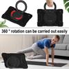 Hybrid Stand Case for Samsung Galaxy Tab A8 10.5 SM-X200 X205 X207 Armor Cover With Rotating Portable Handle Grip Shoulder Strap