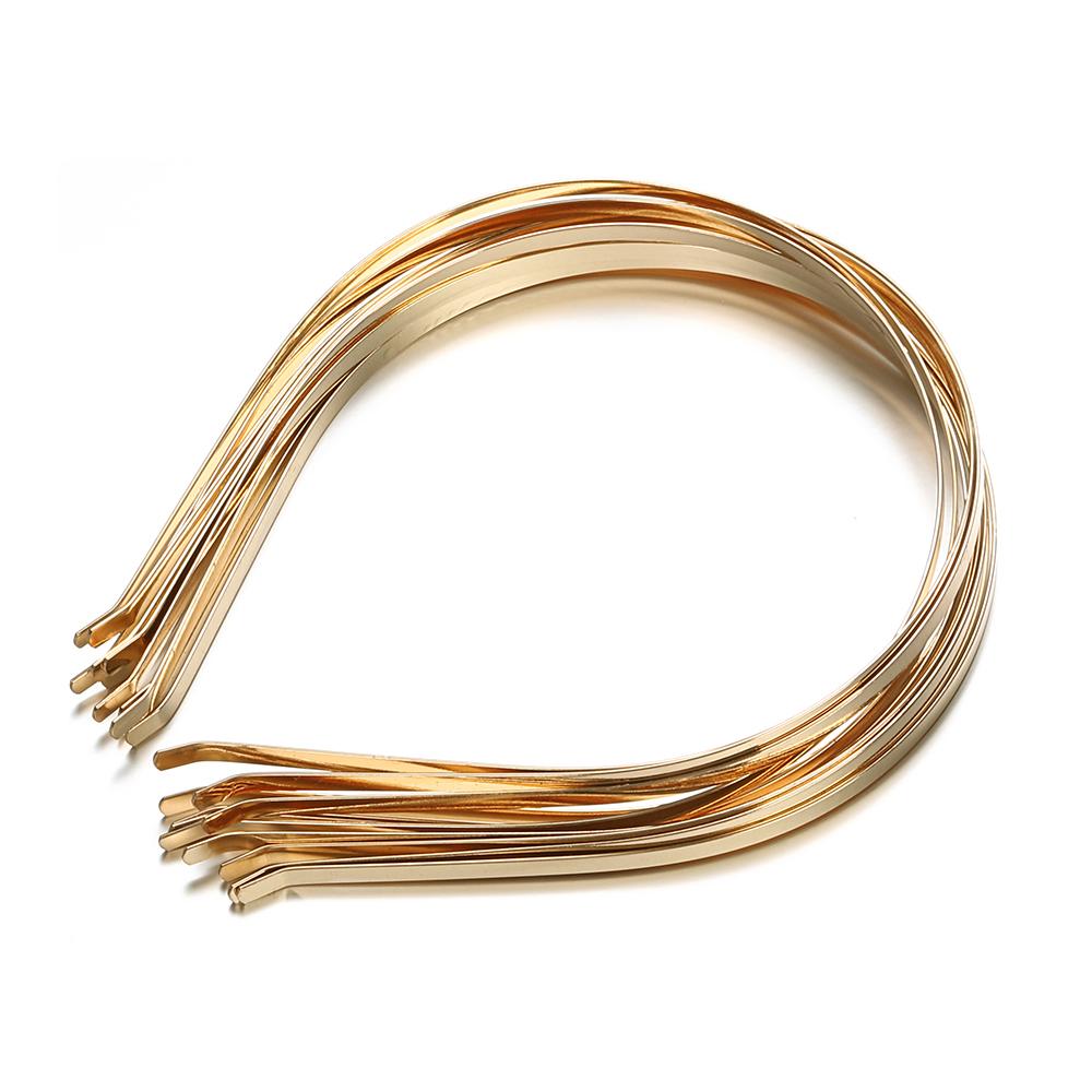 5pcs Metal Head Band Hairwear Hair Bands Blank Base Setting for Women Wedding Headwear Headband Jewelry Making Components DIY
