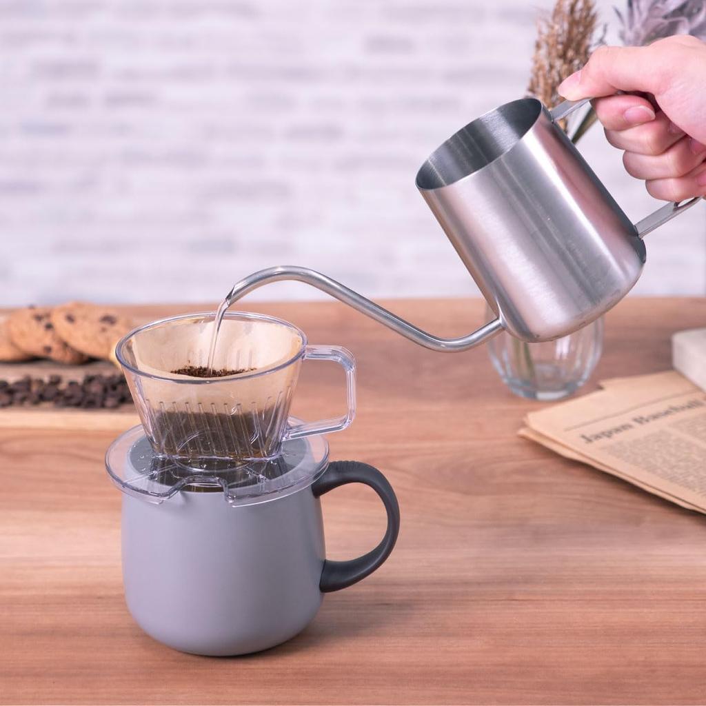 Atlas Drip Pot, 360ml, Stainless Steel, Coffee Pot, Drip Kettle, Narrow Mouth, Cafe Link ACDP-360