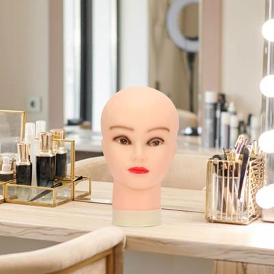 Bald Mannequin Head Makeup Cosmetology Multipurpose Training Doll