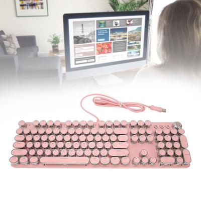 Mechanical Keyboard 104 Keys Real Mechanical Shaft Blue   2 Colors Injection Wired Multi Mode Keyboard Gaming