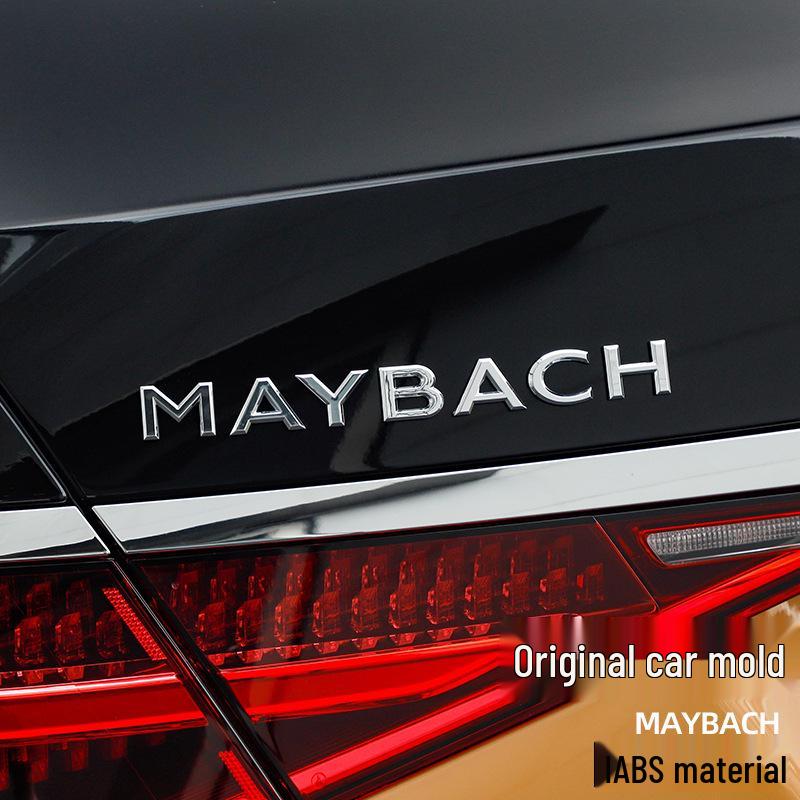 Maybach S-Class Viano Rear Trunk Badge - English Letter Mod Kit