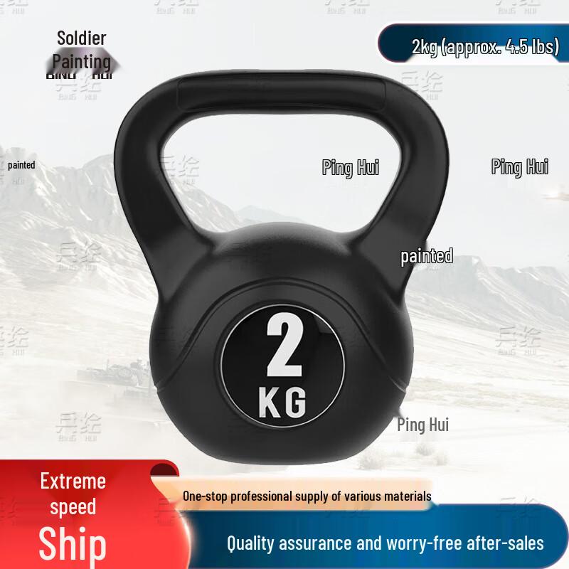 Solid Cast Iron Kettlebell for Home Gym