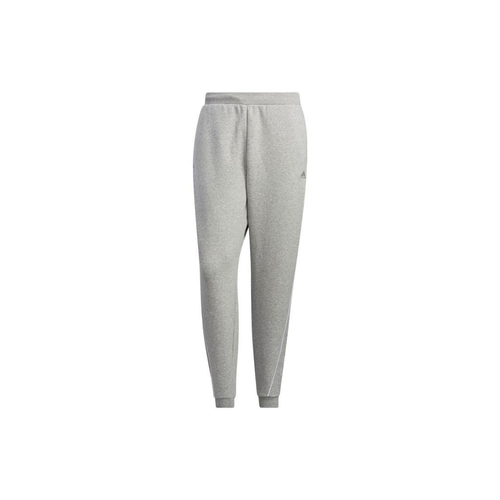 Adidas Solid Color Letter Logo Casual Sweatpants Men Bottoms Grey HM2681