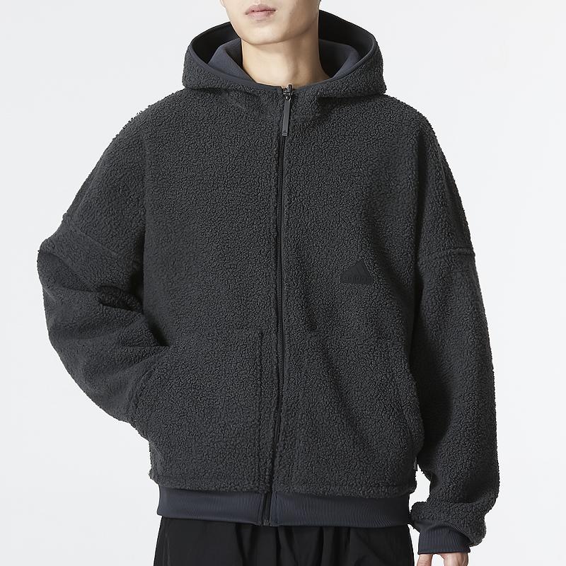 New Adidas Jackets Men Gray HG2076
