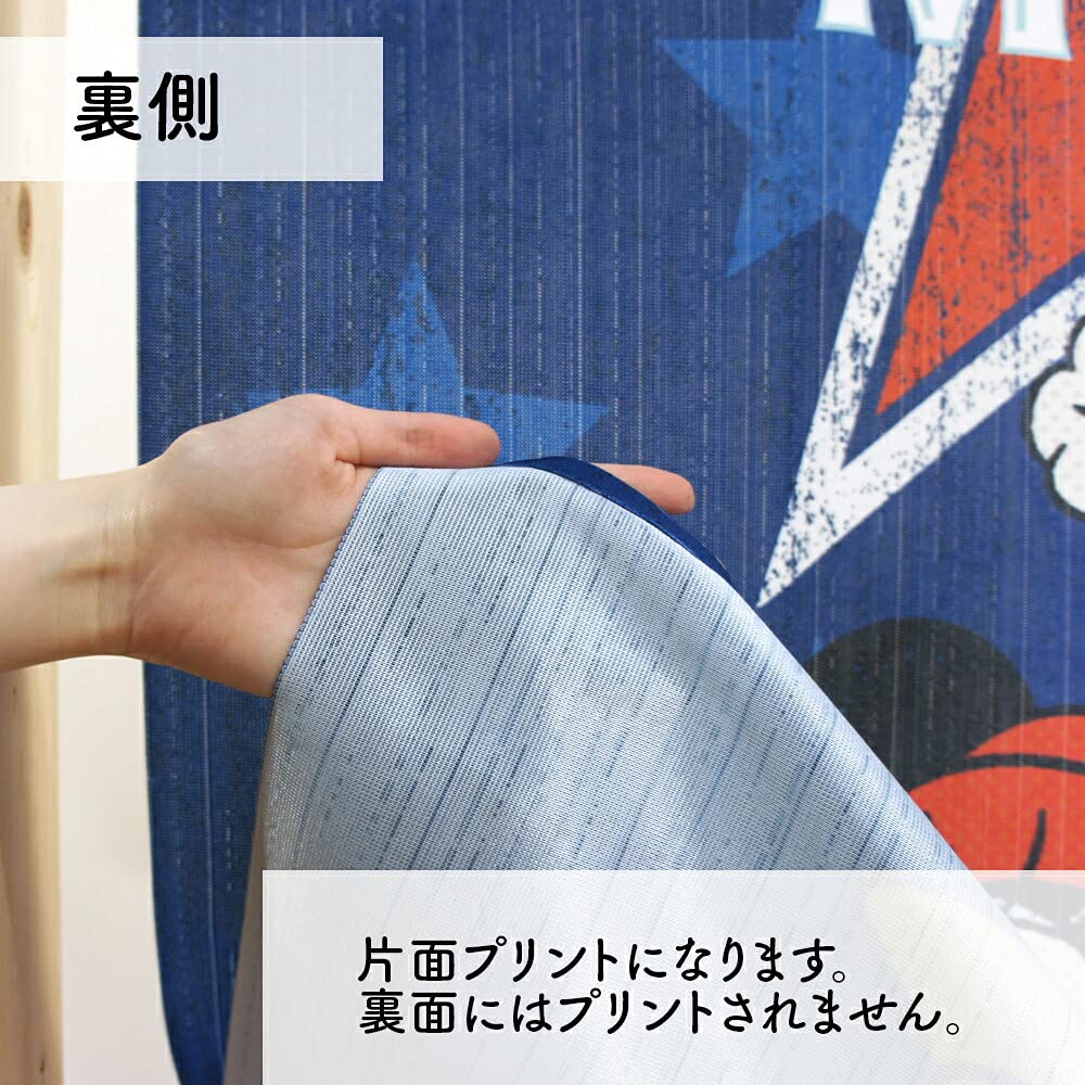 Noren Kobo Disney Tapestry Mickey Minnie Poster Goods Noren Curtain Room Divider 85cm Wide x 150cm Long AMERICANA 95702 &