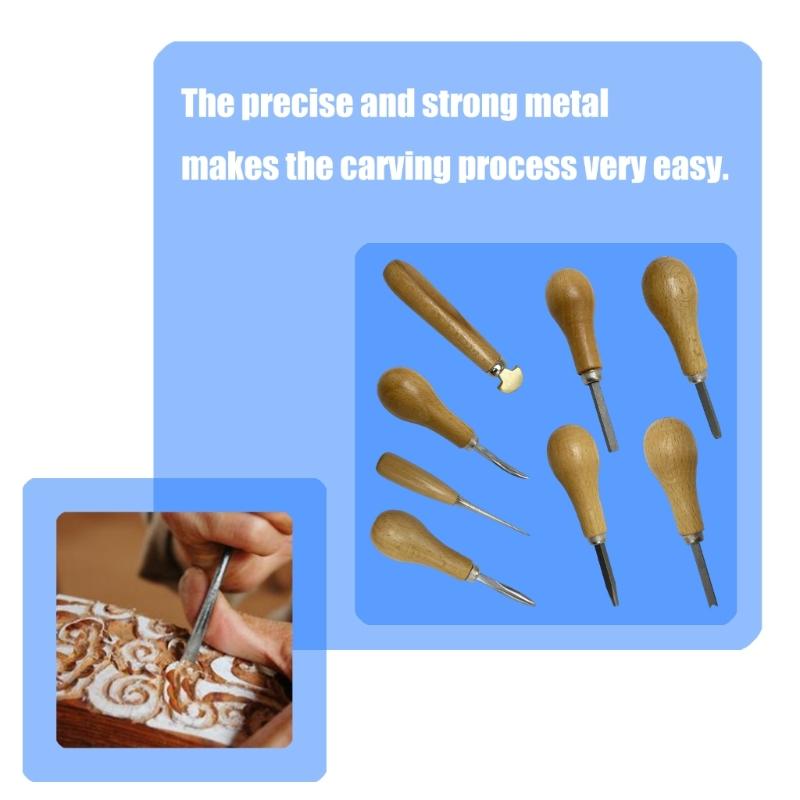 Professional Carving Set For Metal Woodworking Mixed Materials Practical Tool
