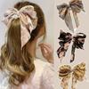Pleated Chiffon Ribbon Half-hair Automatic Pin