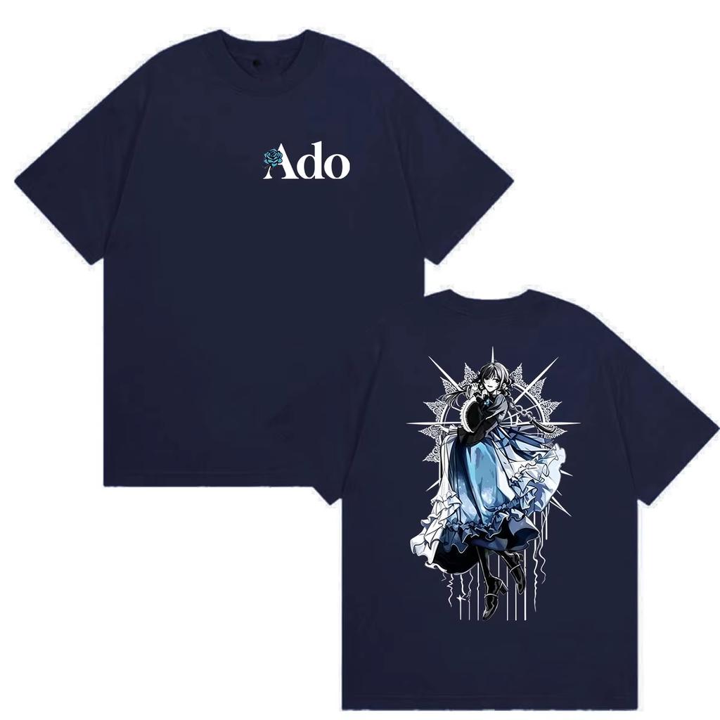 Hot Sale Summer Singer Ado Tour 2026 Graphic T-Shirt Men Women Fashion Oversized Cotton T-shirt Hip Hop Vintage Short Sleeve T-shirt