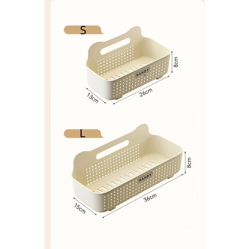 Kitchen rack, home bathroom, no punching, wall-mounted condiment multi-purpose sink drain storage rack