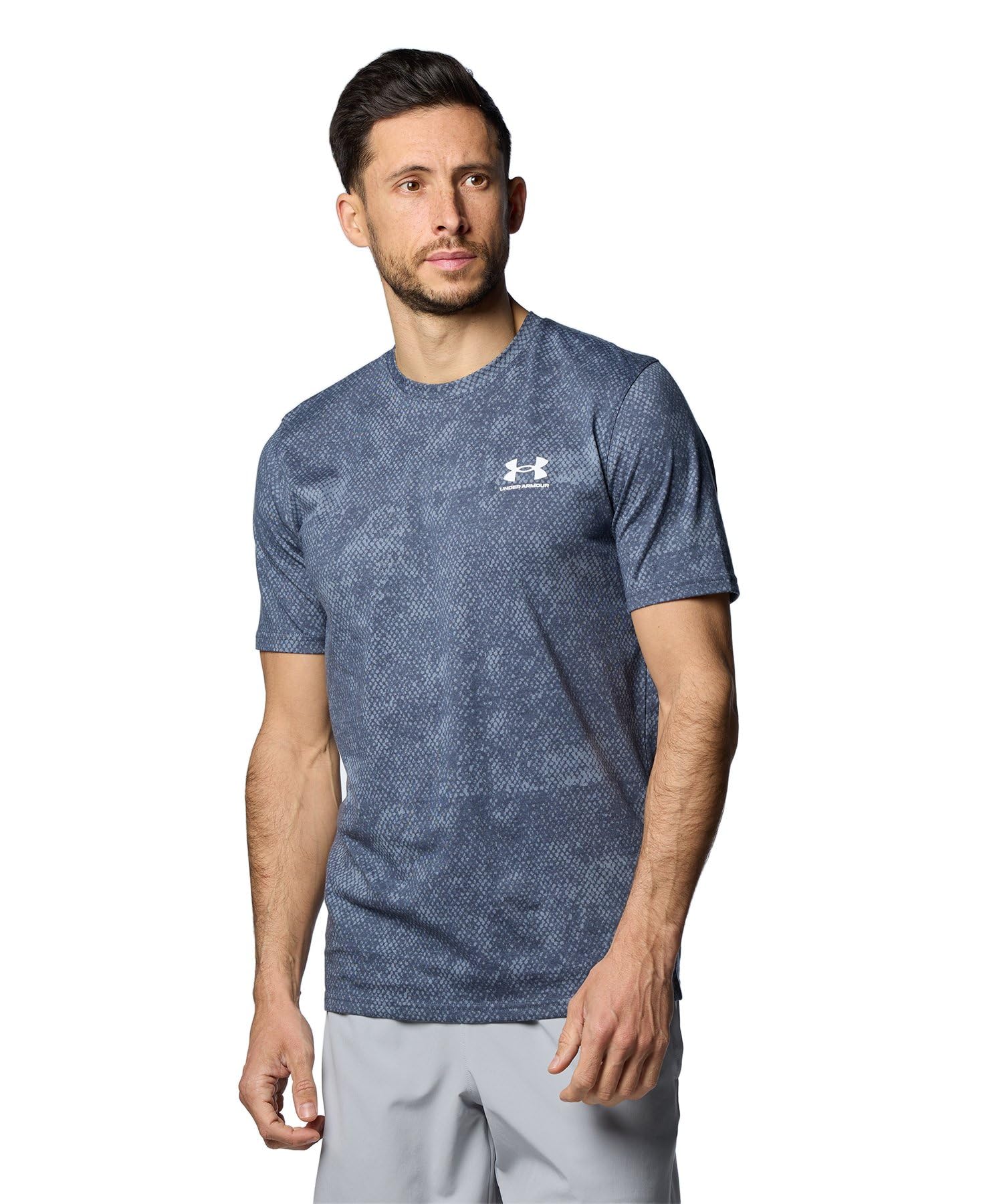 

UA SS PRINTED Дождевой серый XL [Under Armour] //