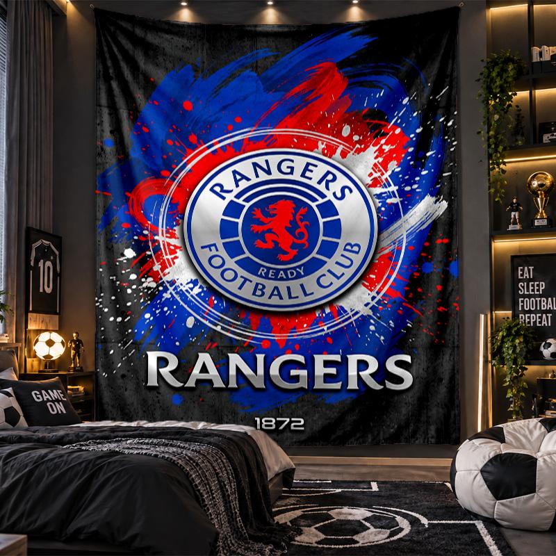 Wall Hanging Tapestry Rangers FC Print Cloth for Living Room Bedroom Home Decor