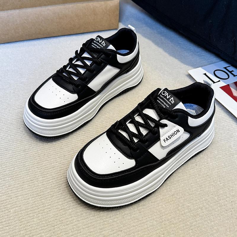Fashion women's spring platform casual shoes heightening new student casual sports shoes