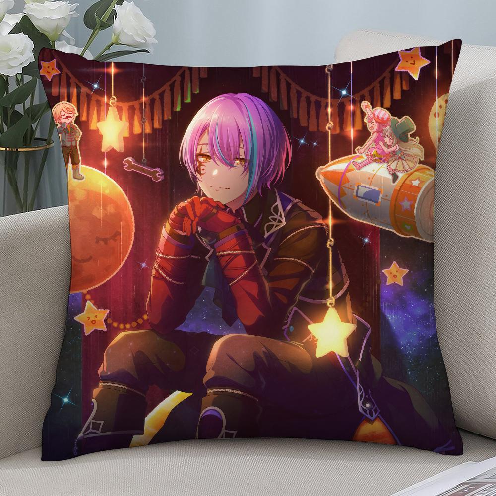 K-Kamishiro Rui Anime Pillow Case 3D Print Polyester Fiber 40*40 cm Home Sofa Throw Pillow Cover Decoration Festival Gift