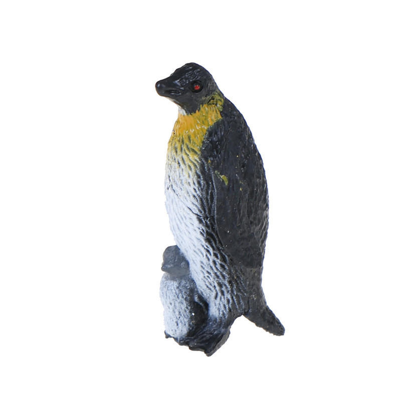 8Pcs/Set Plastic Ocean Animal Small Penguin Figure Model Toy