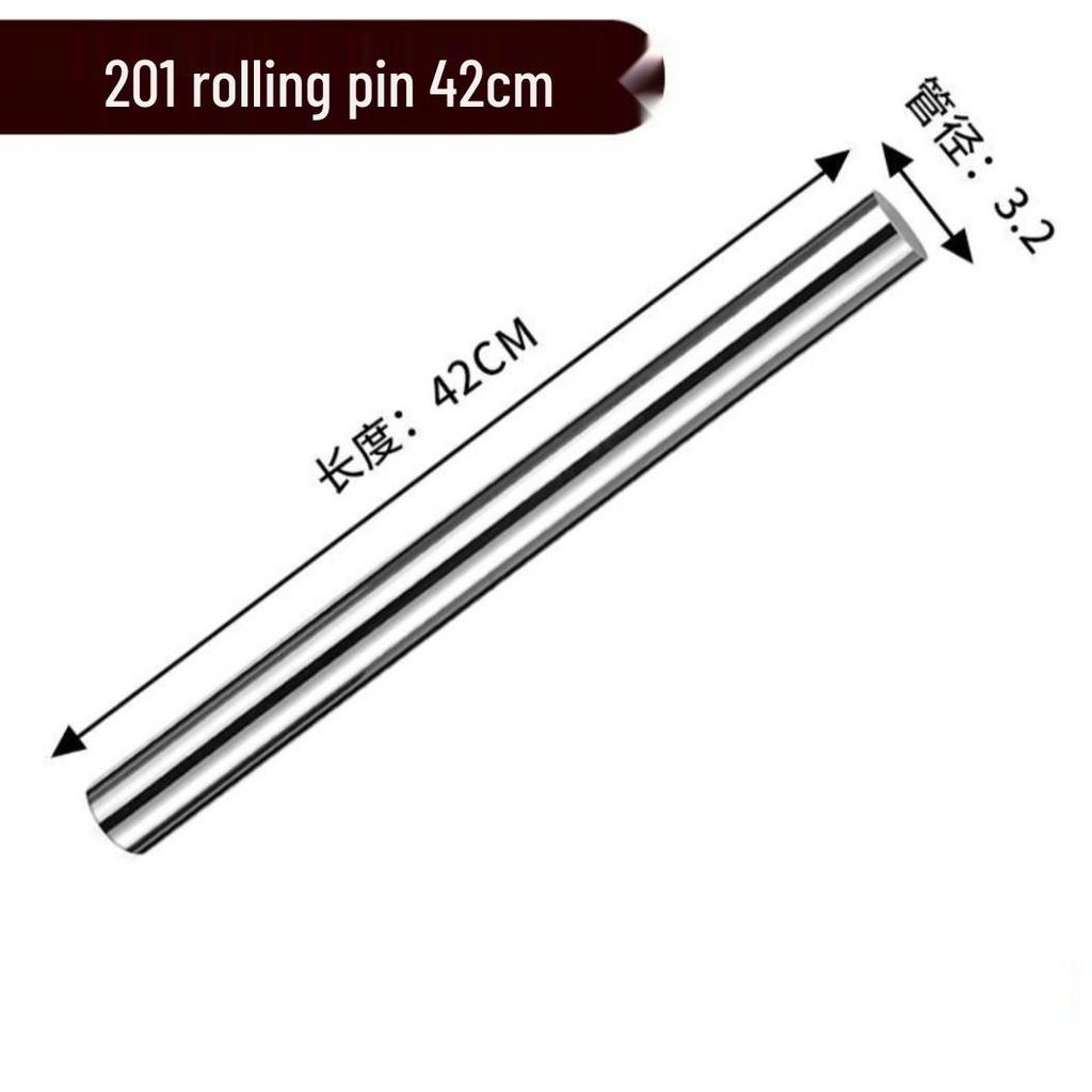 Antihaft-Nudelholz aus Edelstahl zum Backen und für Teigtaschen