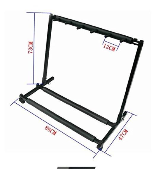 Fieldlabo Guitar Guitar Rack Stand, 5-Piece