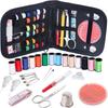 Complete Sewing Kit with Threads Needles Scissors Tape Measure Buttons Portable Travel DIY Embroidery Handwork Sewing Tool Set