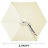 6/8 Ribs Replacement Parasol Canopy Waterproof Weatherproof UV-Anti Parasol Replacement Canopy Cover Large Patio Umbrella Cloth