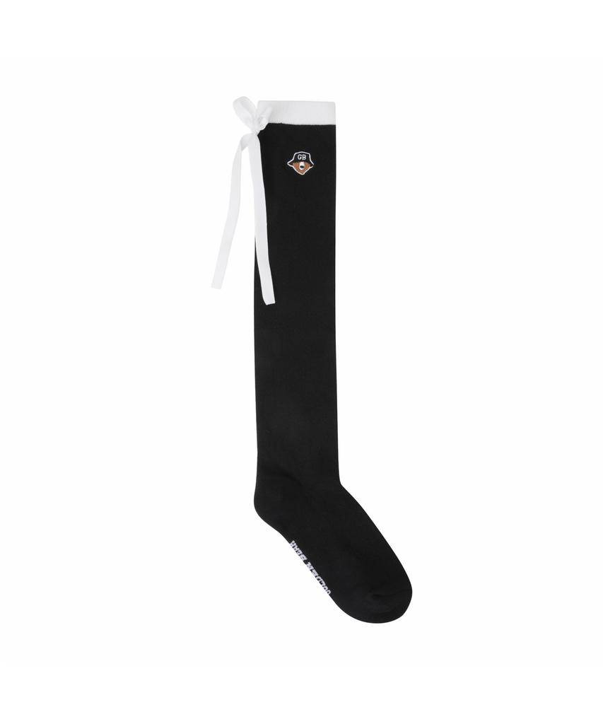Goldeunbeeo (W) Ribbon Tie Knee-Socks G6Lax26242Bkx