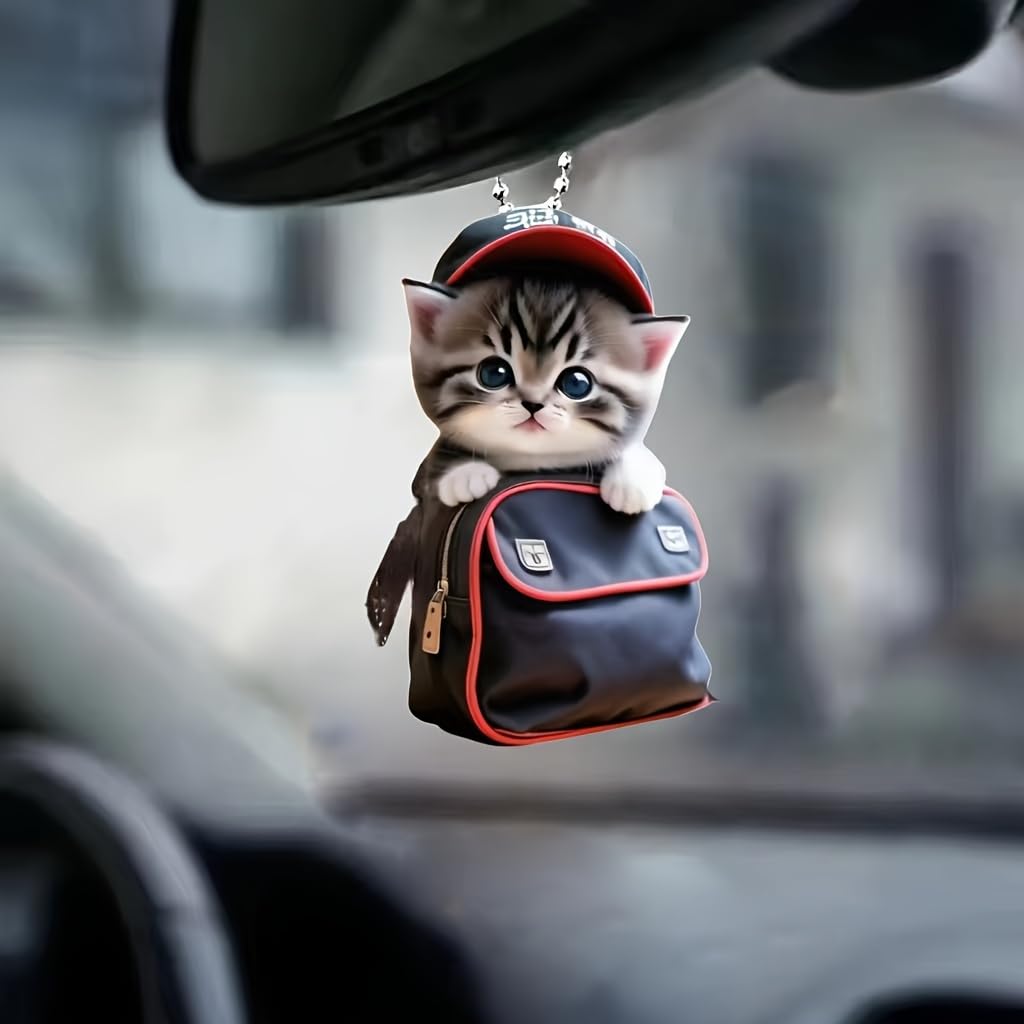 Car Decoration Car Hanging Doll Cat Car Pendant Super Cute