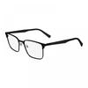 Eyeglasses Square Full Rim Matte Black Frame And Clear Demo