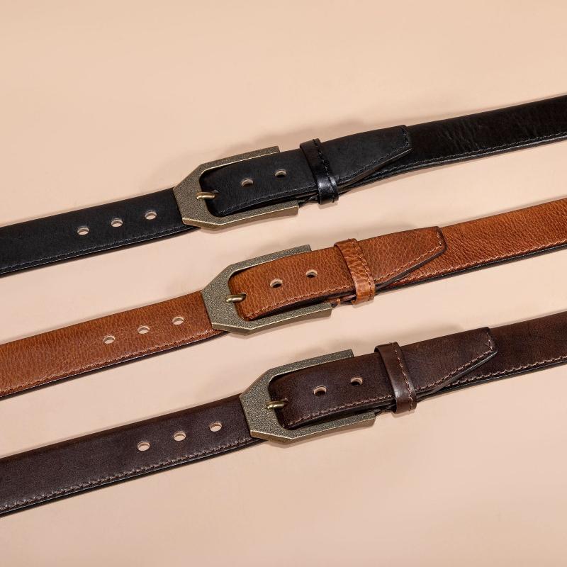Thickened Leather Belt Fashion Casual Versatile Tough Guy Men's Belt