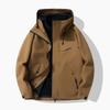 Men Women 3-in-1 Waterproof Windproof Hiking Jacket With Removable Inner Layer Outdoor Shell Coat