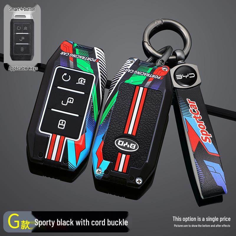 Durable Key Covers for BYD e1/e2, e3/S2, Qin Yuan New Energy Cars - Anti-Drop Shells for Men & Women