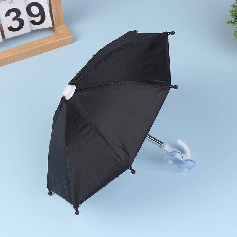 Auto přenosný držák mobilního telefonu Auto Mini slunečník Deštník Motocykl Dekorace Deštník Stojan na telefon Držák Deštník