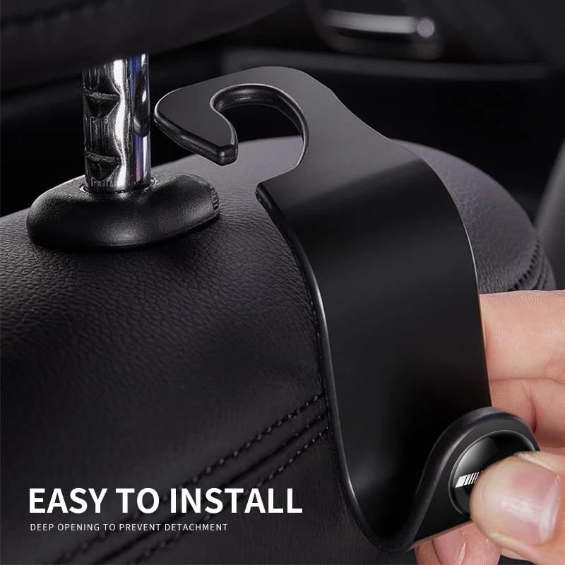 Car Inside Seat Back Hooks Accessories For Mercedes Benz AMG W204 W205 W203 W211 W212 W213 W201 W210 W124 W108 W168 A180