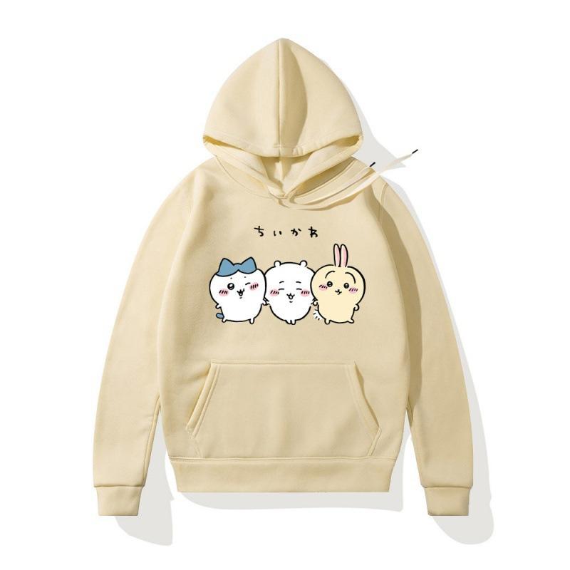 Anime manga Kawaii Chiikawa print hoodie for men and women