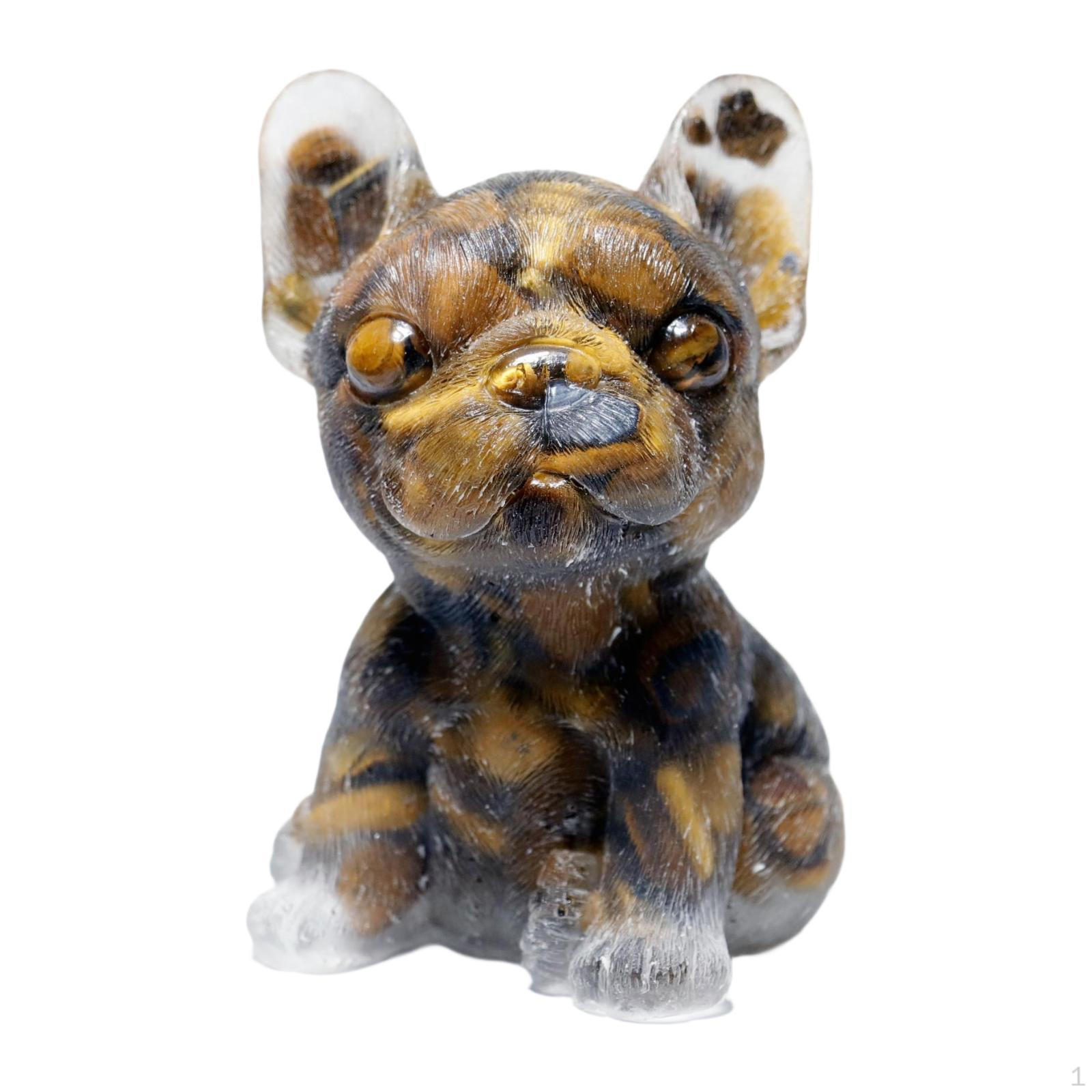 

Статуя собаки из смолы, настольное украшение для офисных шкафов, полки, книжной полки Brown