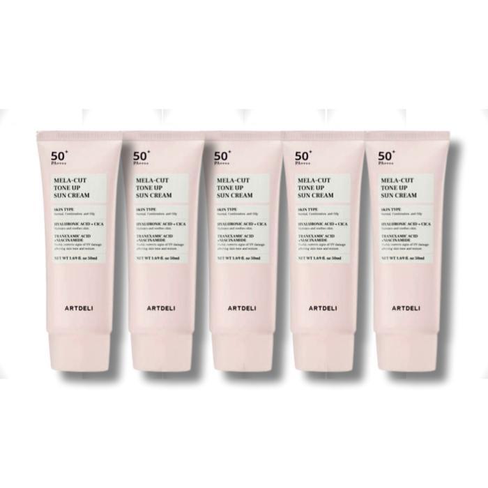 ARTDELI Melacut Sunscreen Tone-Up Sunscreen 50ml (5 pack) (33378402)