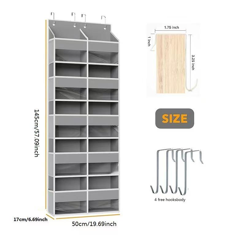 Oxford Cloth Multi-layer Hanging Door Organizer Bag