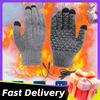 Winter Warm USB Heated Knitted Gloves Thermal Touch Screen Gloves Men Women Outddor Windproof Running Skiing Cycling Mittens
