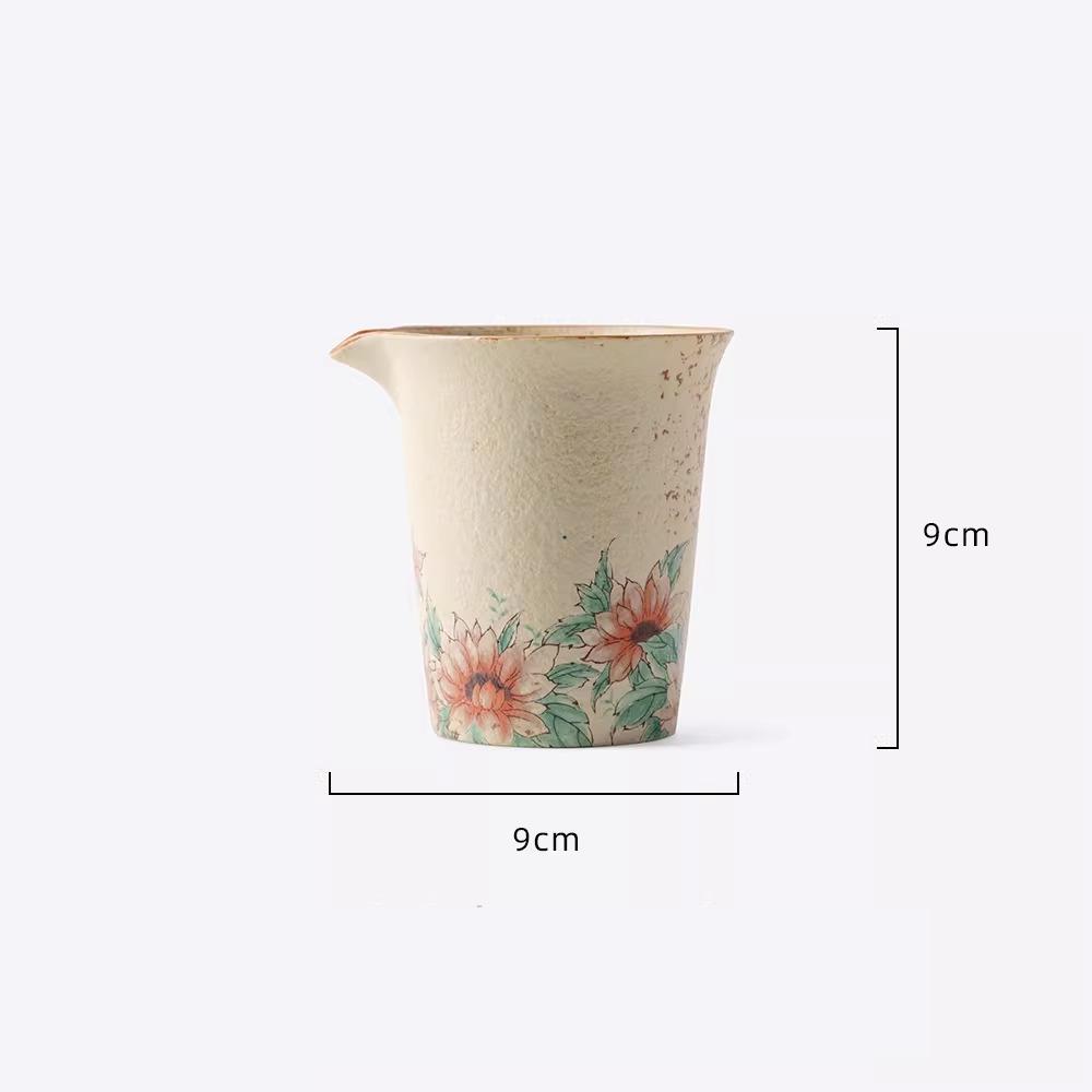 

210ml Ceramic Fair Cup Household Chinese tea dispenser Tea Sea Kung Fu Tea Ceremony Accessories Blue and White Fair Cup