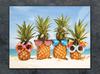 SZKLANA DESKA DO KROJENIA 40x30 ANANAS