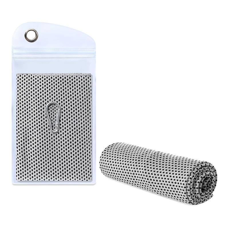 Summer New Yoga Fitness Quick-Dry Cooling Towel, Outdoor Running Cooling Sports Towel, Ice Silk Breathable Sweat-Wicking, Unisex