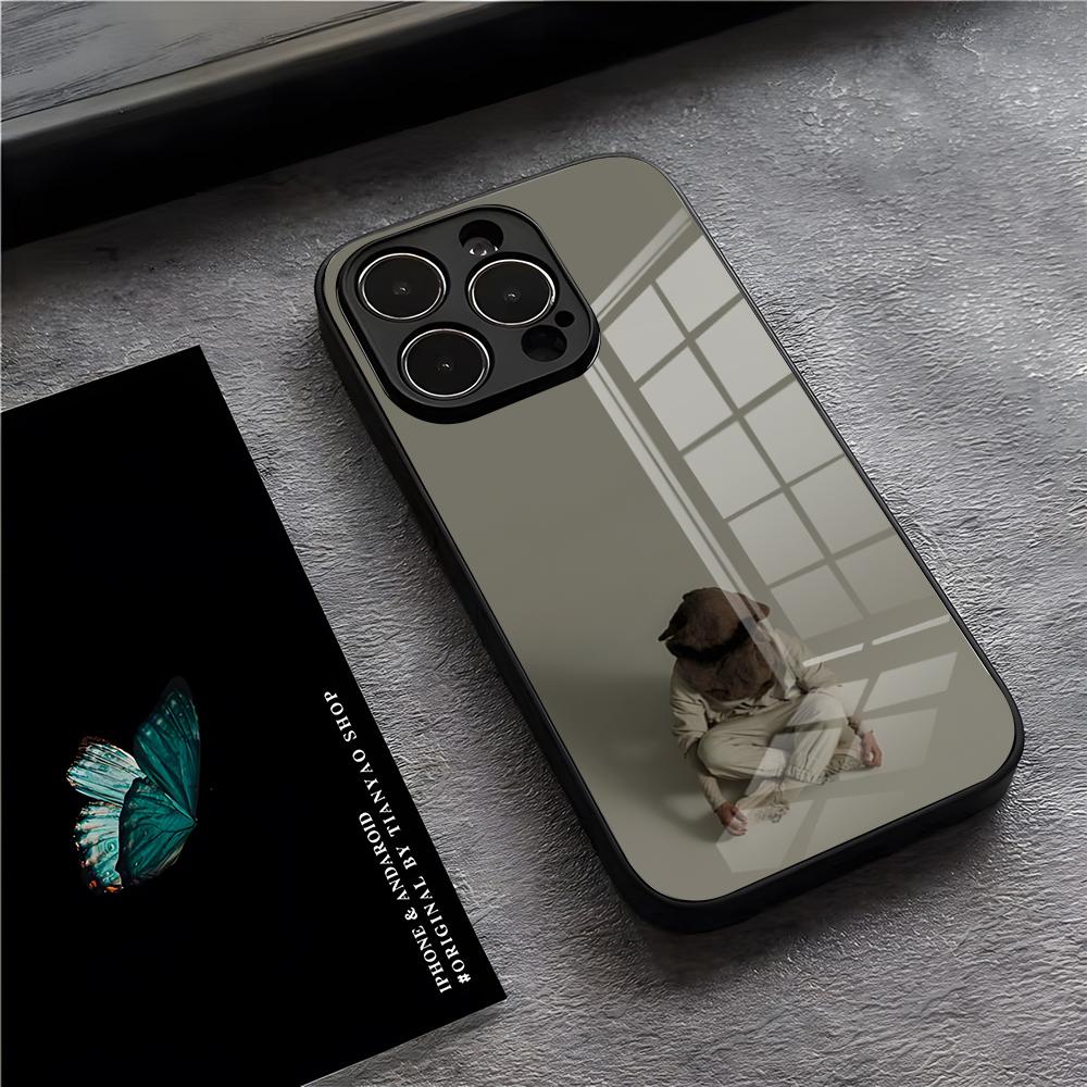 N-NF Rapper Handyhülle Für IPhone 17 Pro Max 15 Pro 16 14 Plus 12 13 Mini 11 Pro Stoßfeste Glasabdeckung