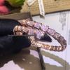 Seiko 18K Gold & Diamond Snake Bracelet: Women's 925 Sterling Silver, Double Circle, Mother-of-Pearl Inlay.