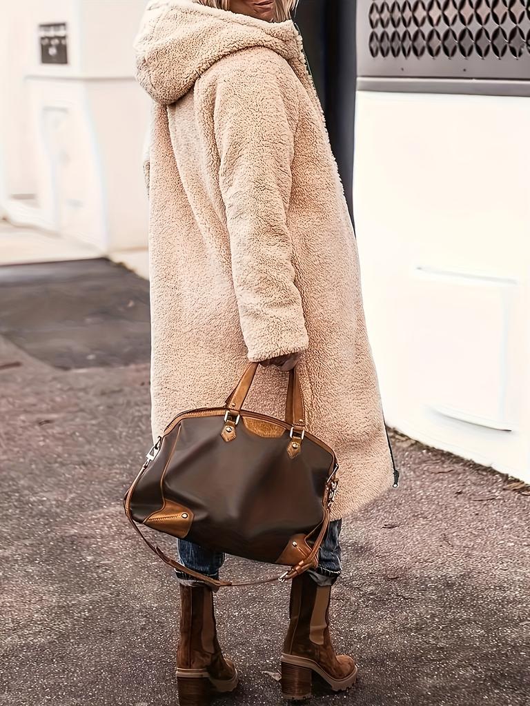 Elegant Long Thick Coat Winter Warm Coat