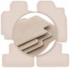 PREMIUM Beige Floor Mats For: Toyota RAV4 II SUV 5-door 2000-2003